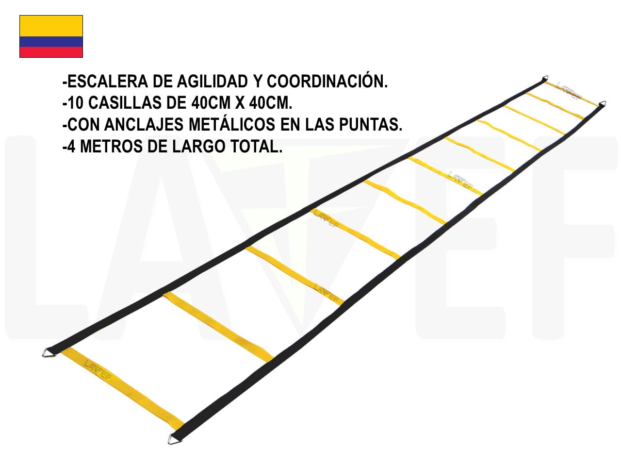 Escalera De Agilidad 10 Pasos Basica