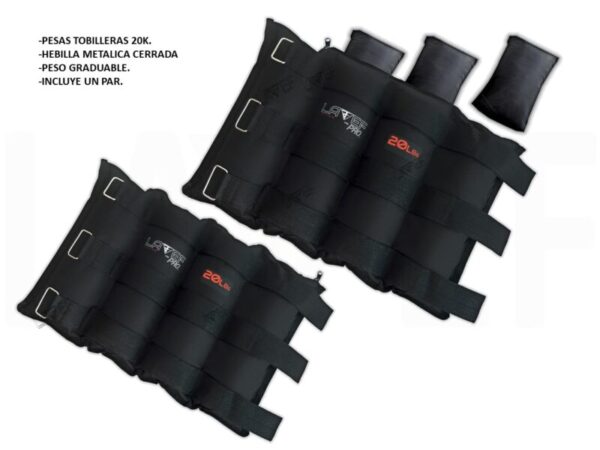 Diapositiva2 Pesas Tobilleras 20K Graduables