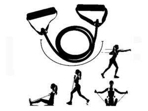 Teraband 120 cm Con Agarre De Mano