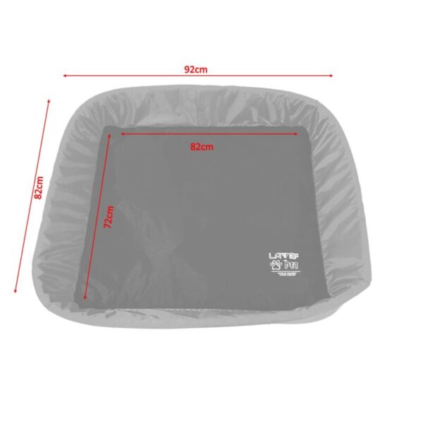 Cama Mascota Con Borde Antifluido Y Antirrasguños