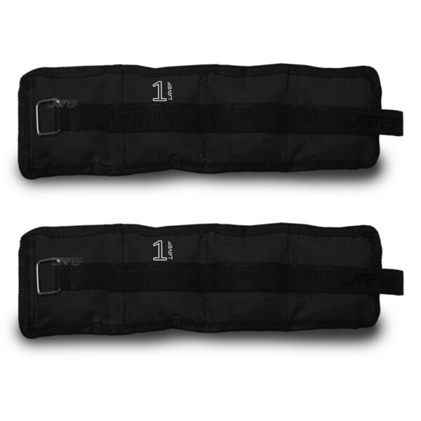 Pesas Tobilleras de 1 kg (Par de 2 lbs) – Color Negro