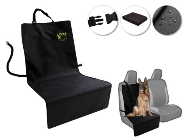 Diapositiva(1) forro protector mascota para asiento delantero