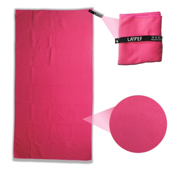 Toalla Lavef Microfibra Compacta Ligera y de Secado Rápido