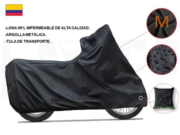 Diapositiva1 Pijama para Moto Premium 99% Impermeable Antifluido Exterior-PREMIUM