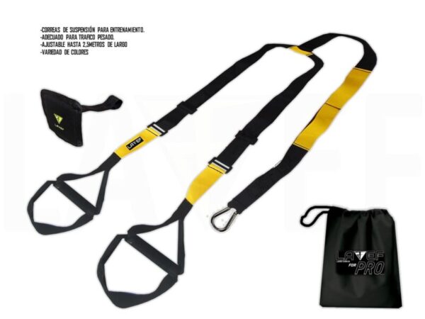 Diapositiva2 Bandas Suspensión Para Ejercicios Alta Resistencia Amarillo