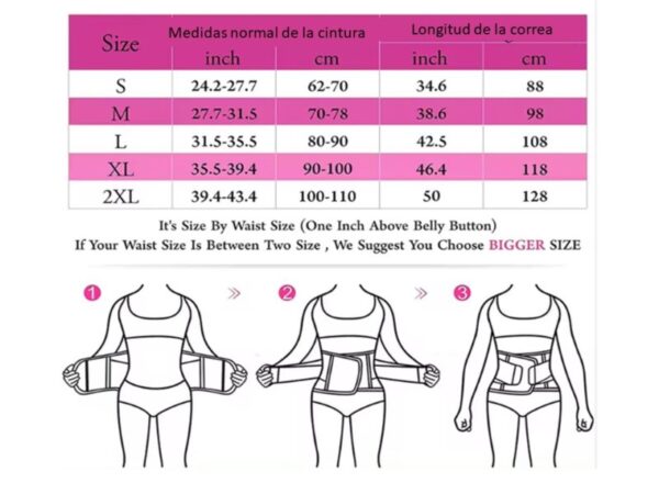 Faja Cinturilla Moldeadora Deportiva