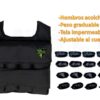 Diapositiva4 Chaleco De Peso Graduable 50 Lbs Crossfit Gym Running Negro