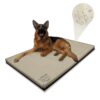 Cama Colchoneta Para Mascota Lavef 100x67cm Impermeable Cama Perro Color Crema