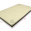 Cama Colchoneta Para Mascota Lavef 100x67cm Impermeable Cama Perro Color Crema