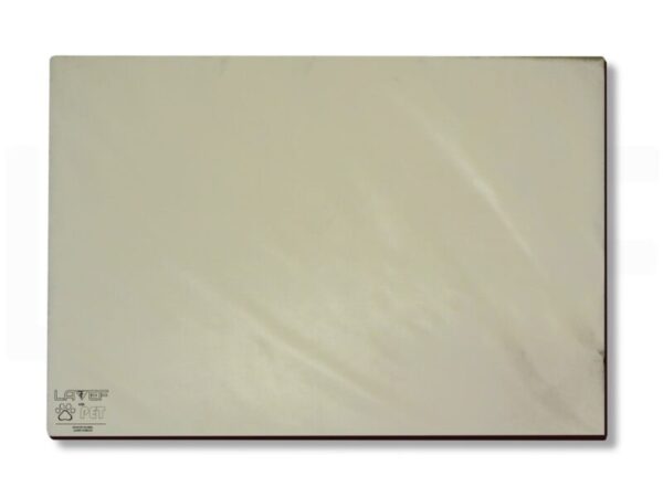 Cama Colchoneta Para Mascota Lavef 100x67cm Impermeable Cama Perro Color Crema