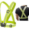 Arnes Seguridad Chaleco Reflectante Ciclismo, Runners, Moto Color Amarillo Flúor