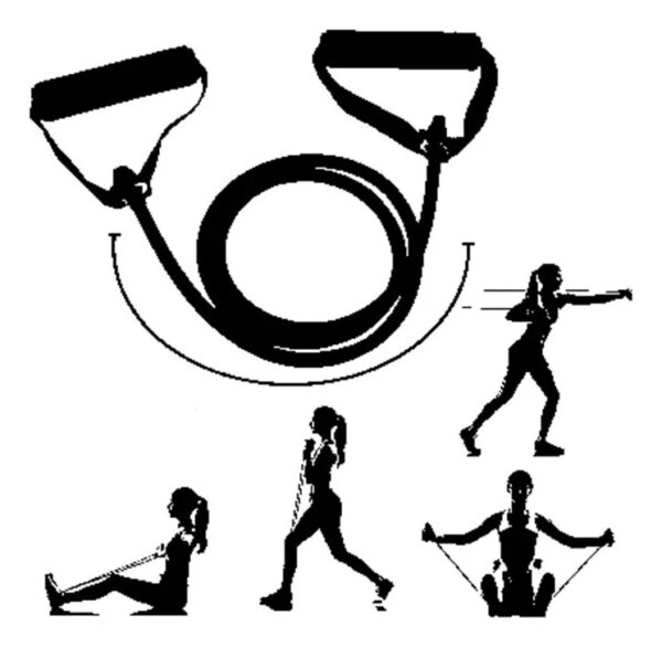 Banda De Resistencia Elastica Tbulares Para Fit Gym