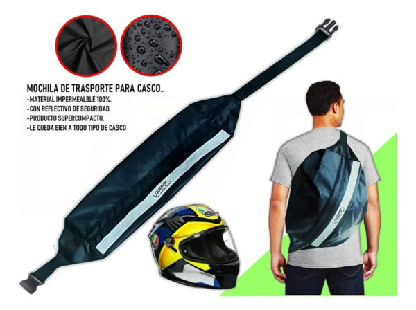 D_NQ_NP_959514-MCO103490402174_012026-F.jpg Bolso De Transporte Para Casco, Mochila Para Moto
