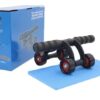 rueda abdominal2 rueda abdominal de 4 ruedas con tapete