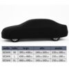 2 pijama funda protectora para carro SEDAN