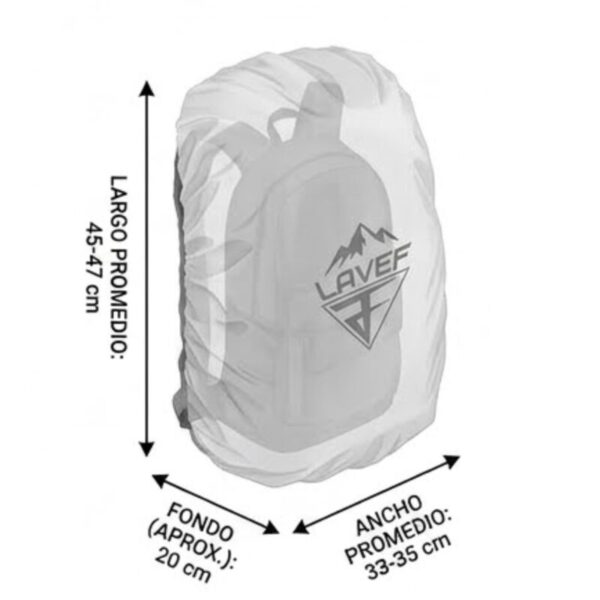 forro cobertor para maletín 100% reflectivo e impermeable LAVEF