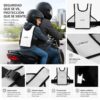 4 chaleco de seguridad para niños en moto LAVEF