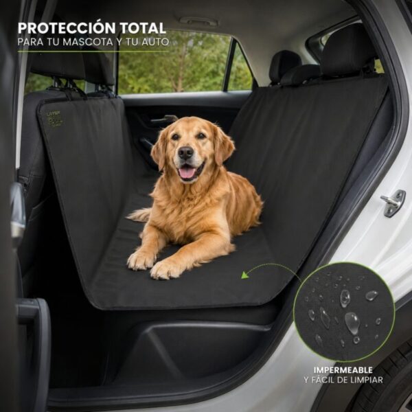 4 forro protector para asiento trasero de carro impermeable y universal