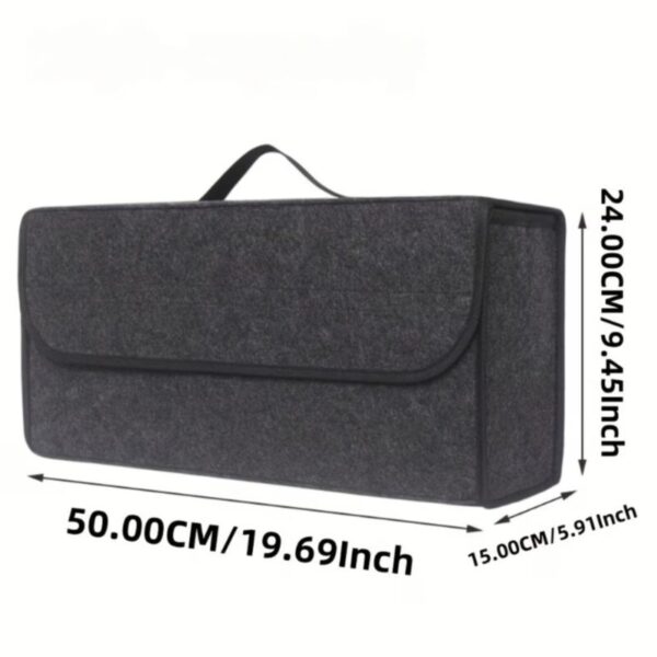 organizador plegable para baul de auto 50x24x15